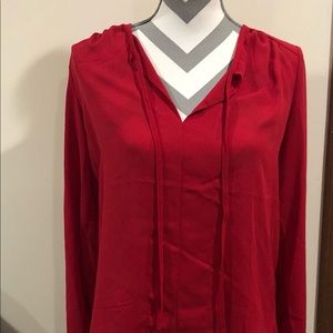 Red blouse